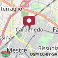 Mappa Cozy room near the Carpenedo train station