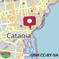 Mapa Attico con terrazzo al centro storico di Catania