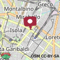 Mapa Crowne Plaza Milan City by IHG