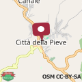 Mapa Cuore di Spagna - Città della Pieve Centro