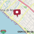 Mappa Cuore spagnolo marina di massa 350m del mar