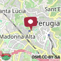 Mapa Cuore Verde di Perugia