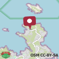 Mappa Dahu Porto Cervo 3 camere 2 bagni sulla spiaggia cala del faro