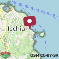 Map Dal Comandante - Ischia Ponte City Center