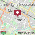 Mapa Dal Teatro - Imola Centro