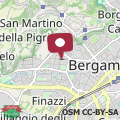 Map Luxury Family Apartment Dani's house Bergamo