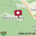 Map Danta, mountain and tradition breathtaking landscapes in uncontaminated nature