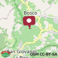 Mapa Delizioso appartamento al centro di Bosco