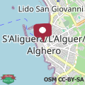 Map Dery Alghero Holiday Rooms