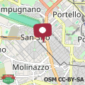 Map Design Flat with Terrace at 10 min San Siro Stadium