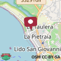 Map Detache Villa with sea view Alghero