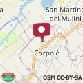 Mappa Podere con piscina sulle colline di Rimini