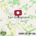 Karte Central Romantic Nest San Gimignano