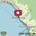 Mapa Dimoramare Manarola, Terre Marine