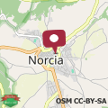 Map Dimore Norcia Residenza Via Galileo 3
