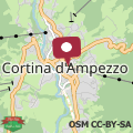 Map Dolce Casa Cortina Centro-Ski