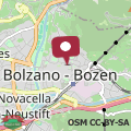 Mapa Bolzano 2-Room Central Mountain View, WiFi Netflix AC Lift