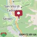 Karte Dolomiti quiet apartment with garden - San Vito