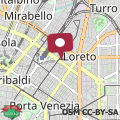 Map Doma Lux apartment Central Station Milano