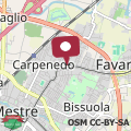 Map Domy house 15m Venice - free park
