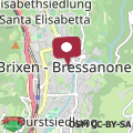 Karte Downtown Hideout Bressanone Pedestrian Zone Private Garden, Parking Brixen Card