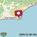 Mapa Dreamy Duplex Varigotti Beach