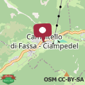 Mapa Elegant apartment in the center of Campitello