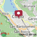 Karte Elegant apartment in the center of Como