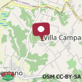 Map Elegant farmhouse villa in Orentano