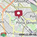 Map Elegant Studio with terrace in Milan city life