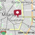 Karte Elegant two-room apartment 5 minutes from Milan Cathedral