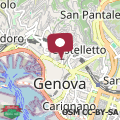 Mapa Elegante Mansarda del Centro Storico a Genova