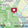 Mapa Eva apartment Bocca di Magra