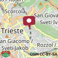 Map Ressmann 1 - 10 min from Teatro Rossetti