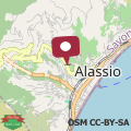 Map Exclusive Apartment Alassio with sea view