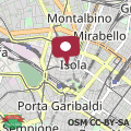 Map Guest Planet - Exclusive flat Isola Milano