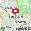 Map Fabulous studio in Monza 15 km to Milan city centre