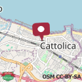 Map Family House Cattolica City and Beach - Il Lupo Affitta
