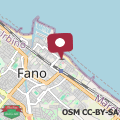 Mapa Fano Centro Mare