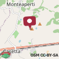 Map Fattoria Le Pietre Vive di Montaperti