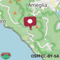 Mapa Ferienhaus Mago in Ameglia