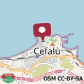 Mapa Ferienwohnung für 6 Personen ca 60 qm in Cefalù, Sizilien Nordküste von Sizilien