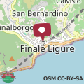 Karte Finale Ligure two-room apartment 300m from the beach