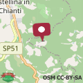 Map Fiore Di Mandorlo,Panoramic Chianti Hills - Happy Rentals