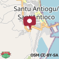 Map Flamingo's House in Sant'Antioco, Sardinia