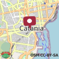 Map Apartment for 2 in Catania, B&B Le voci del mercato