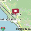 Map Flat in Caprioli di Pisciotta with sea view