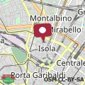 Mapa Flat in Milano, Isola