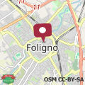 Karte Foligno City Rooms