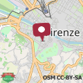 Mappa Foresteria Valdese di Firenze